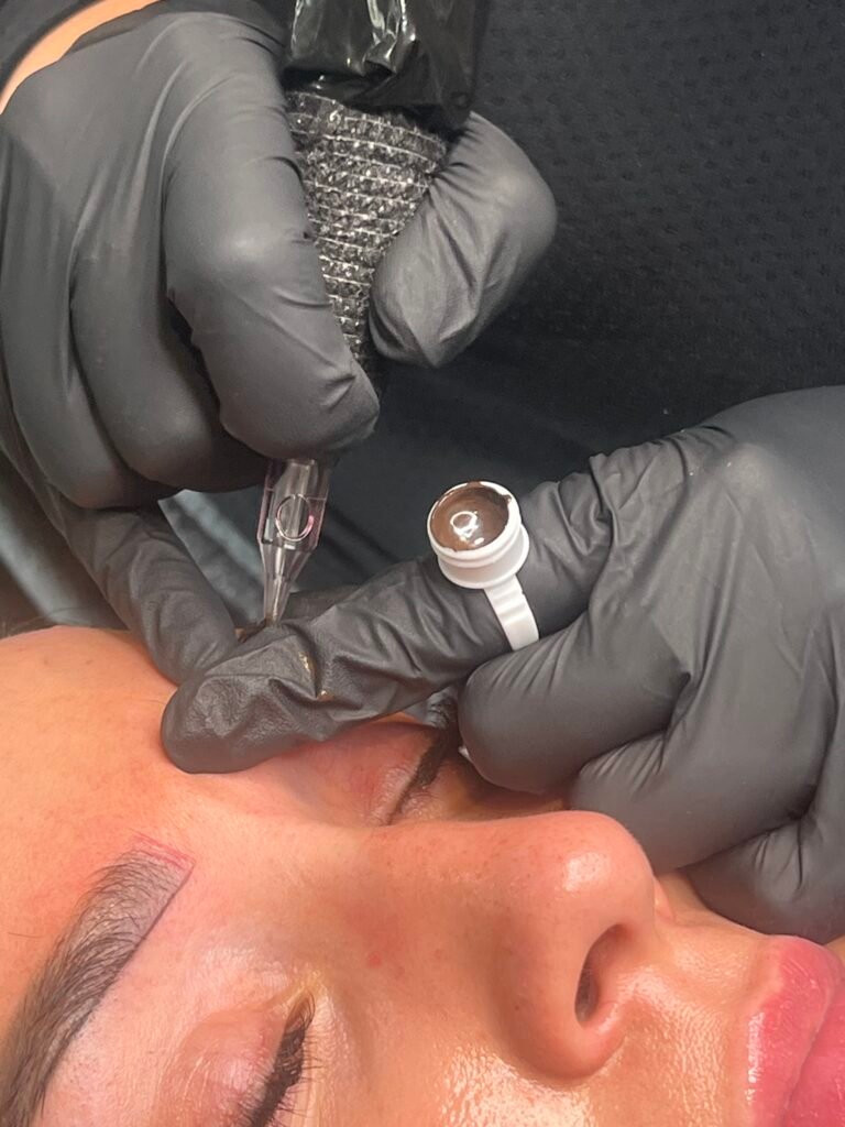 brow outline process